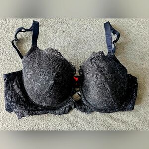 La Senza black bra with lace details size 38C